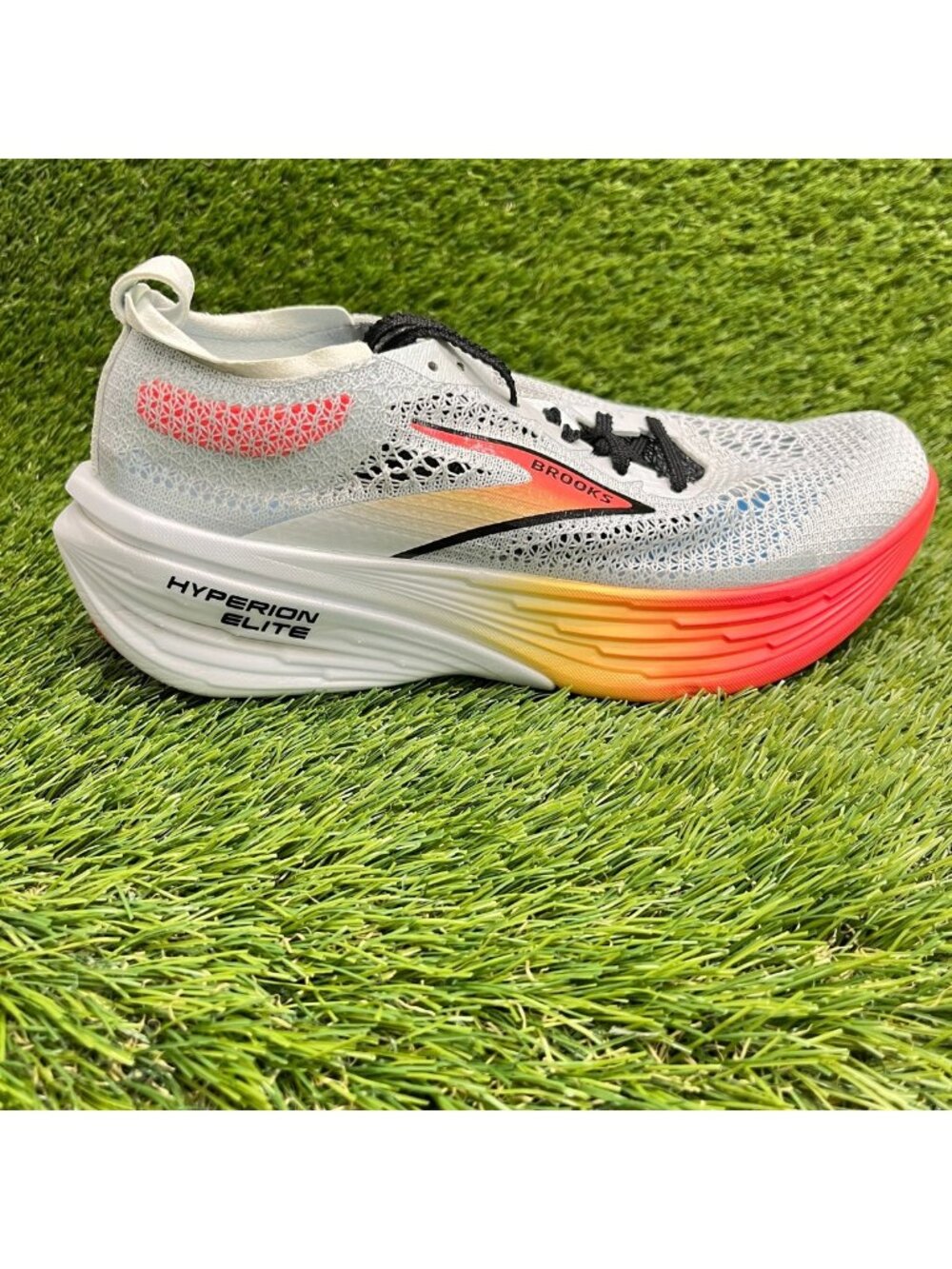 Brooks Hyperion Elite 4 Womens Size 8 Blue Orange Athletic Running Sneakers